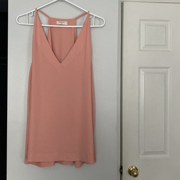 Babaton Blouse Pink Pastel Tank Top Size M - Picture 5 of 10